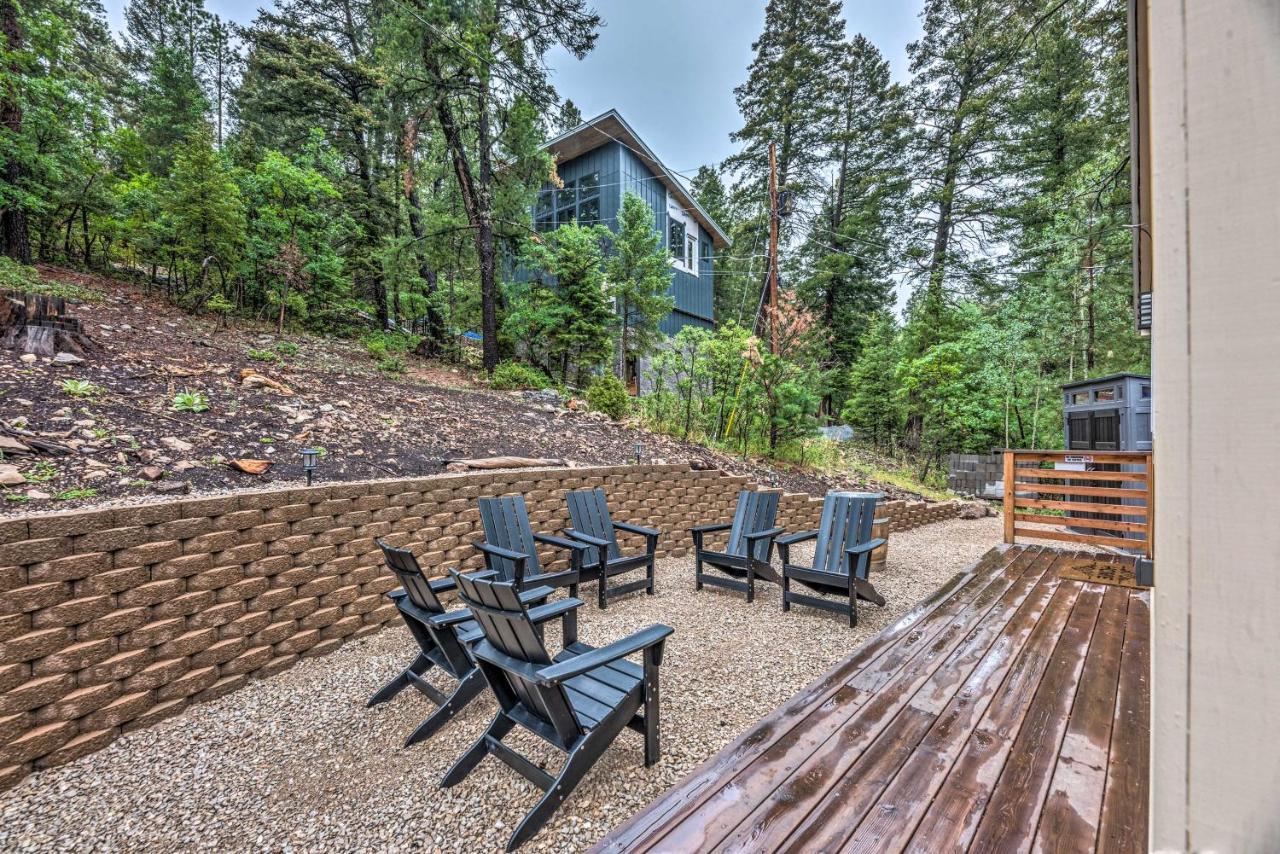 On The Rocks - A Modern Home With Decks And Views Cloudcroft Exteriér fotografie