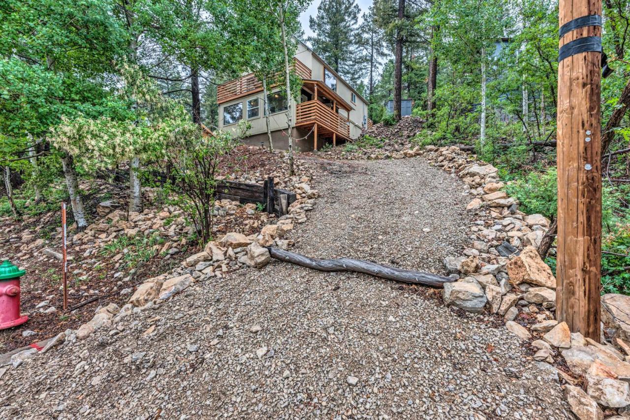 On The Rocks - A Modern Home With Decks And Views Cloudcroft Exteriér fotografie